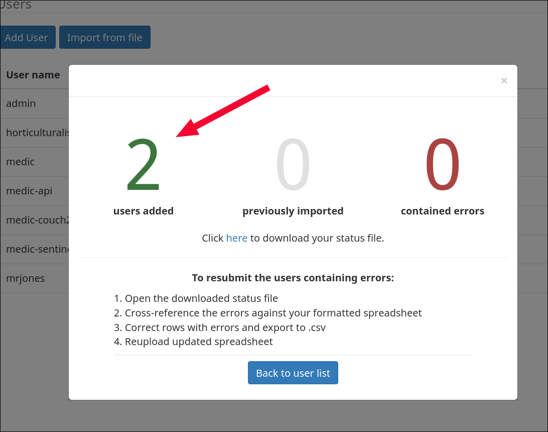 import the fixed CSV